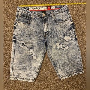 Switch Premium Denim Men’s Jean Shorts Size 36
